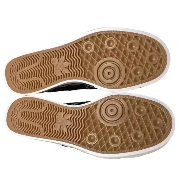 Adidas Sneakers Womens 8.5 Brown Black Nizza Plaform Mid Leopard Skater NEW - Picture 8 of 10